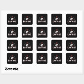 Sticker Carré Laboratoire Technique Laboratoire Laboratoire Tech (Feuille)