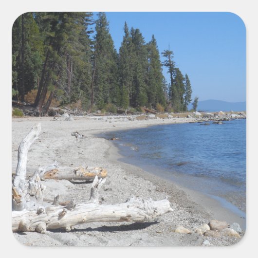 Sticker Carré Lac Tahoe (Devant)