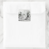 Sticker Carré L'accélérateur Dames, 1819 (Sac)