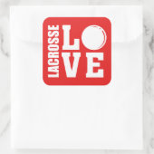 Sticker Carré Lacrosse Love (Sac)