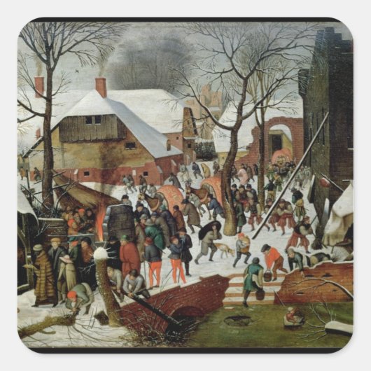 Sticker Carré L'Adoration des Mages (Devant)