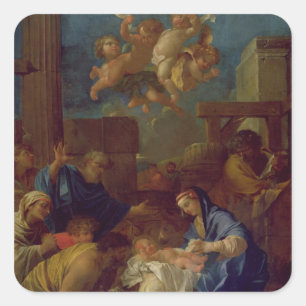 Sticker Carré L'Adoration des Shepherds