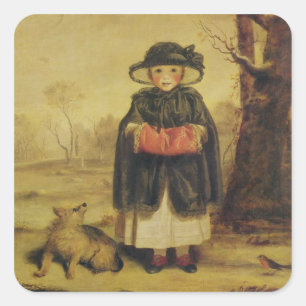 Sticker Carré Lady Caroline Montagu, vers 1776 (huile sur toile)