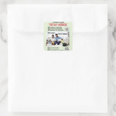 Sticker Carré L'Agenda Gay ! (Sac)