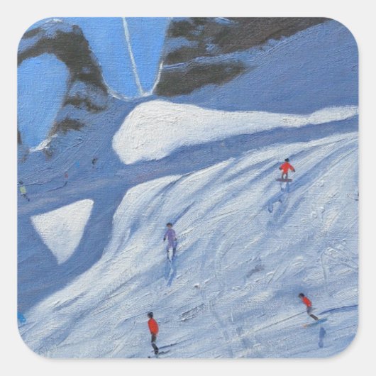 Sticker Carré L'aiguille Percee Tignes 2009 (Devant)