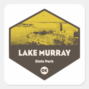 Sticker Carré Lake Murray State Park Oklahoma