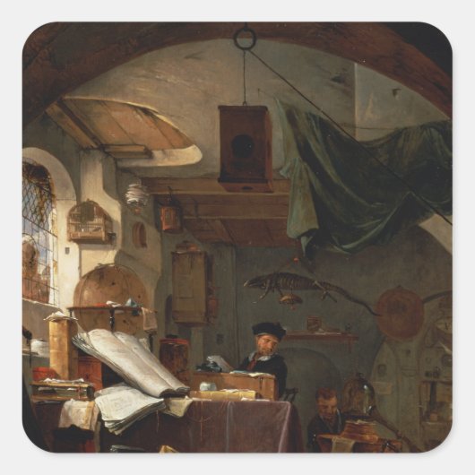 Sticker Carré L'alchimiste (Devant)