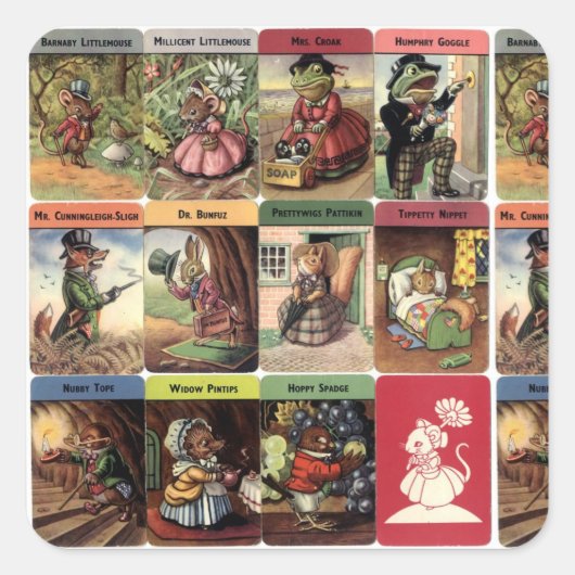 Sticker Carré "L'alignement des forêts" (Devant)