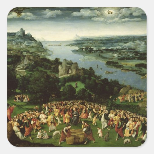 Sticker Carré L'alimentation des cinq mille (Devant)