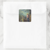 Sticker Carré L'alimentation des cinq mille, avant 1733 (Sac)