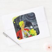 Sticker Carré L'Allemagne veut vous voir (Enveloppe)