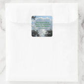 Sticker Carré Lamentations 3:22-23 Ses compassions échouent pas. (Sac)