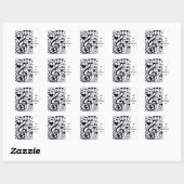 Sticker Carré L'Amour Brille_ (Feuille)