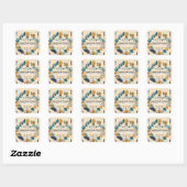 Sticker Carré L'amour et l'autonomisation (Feuille)