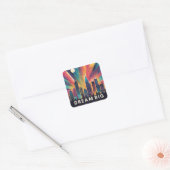 Sticker Carré L'amour et l'autonomisation (Enveloppe)