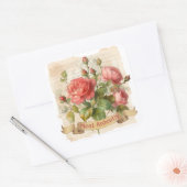 Sticker Carré L'AMOUR - Le plus ardemment - M. Darcy (Enveloppe)