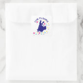 Sticker Carré L'amour pour la danse (Sac)