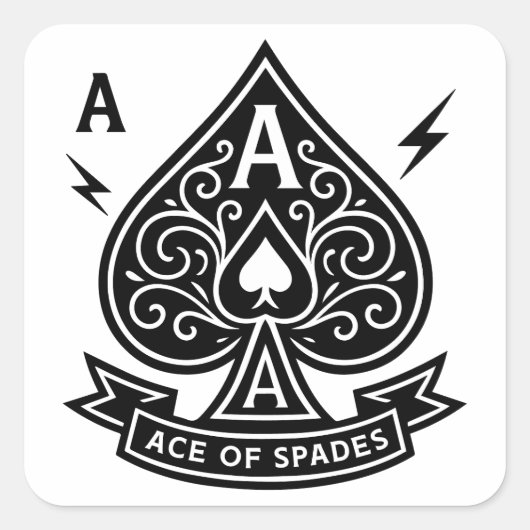 Sticker Carré lampe (Devant)