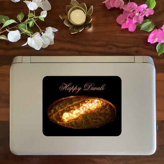 Sticker Carré Lampe à beurre tibétain