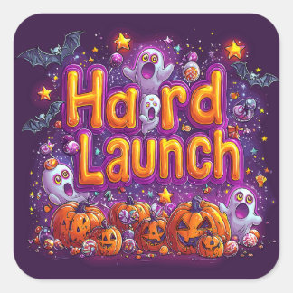 Sticker Carré Lancement dur | ExDesigner | Halloween