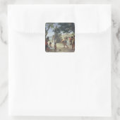 Sticker Carré Lancer le Disque, 1875 (Sac)