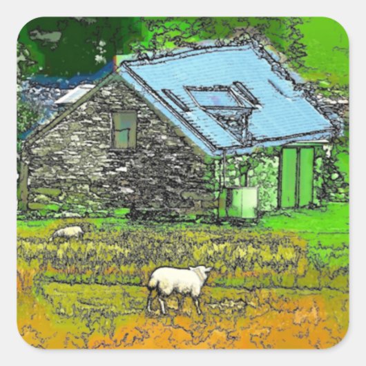 STICKER CARRÉ L'ANCIENNE GAILLE (Devant)