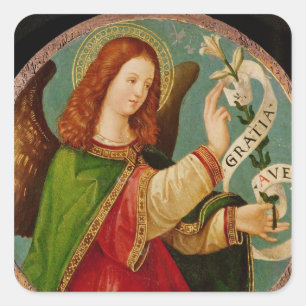 Sticker Carré L'ange de l'annonce