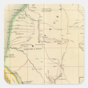 Sticker Carré L'Angola, Namibie 44