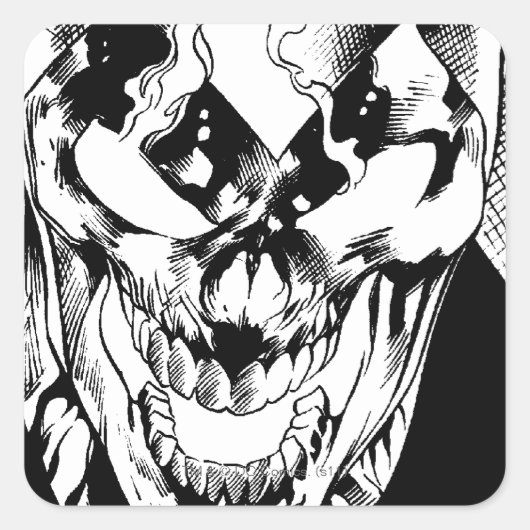 Sticker Carré Lanterne noire (Devant)