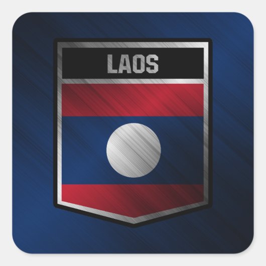 Sticker Carré Laos (Devant)