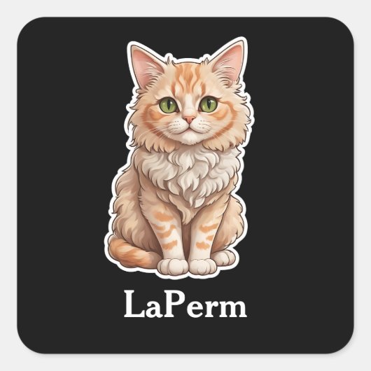 Sticker Carré LaPerm (Devant)