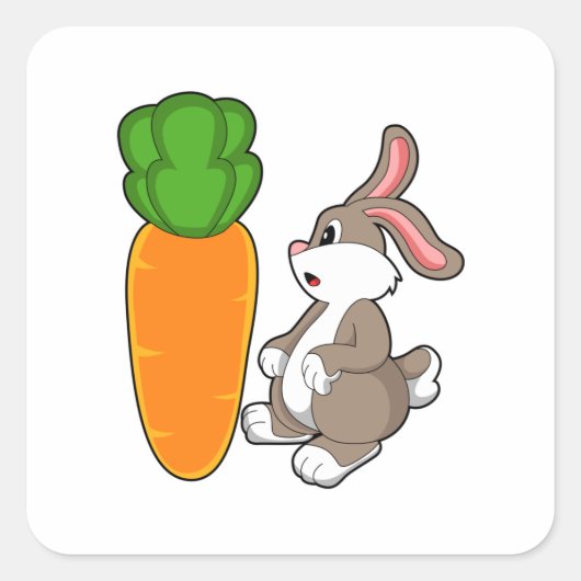Sticker Carré Lapin avec carotte (2).PNG (Devant)