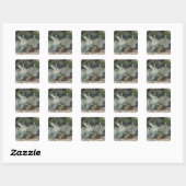 Sticker Carré Lapins (Feuille)