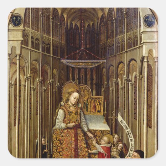 Sticker Carré L'appel de la Vierge (Devant)