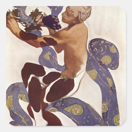 Sticker Carré L'Apres Midi d'un Faune' (Devant)