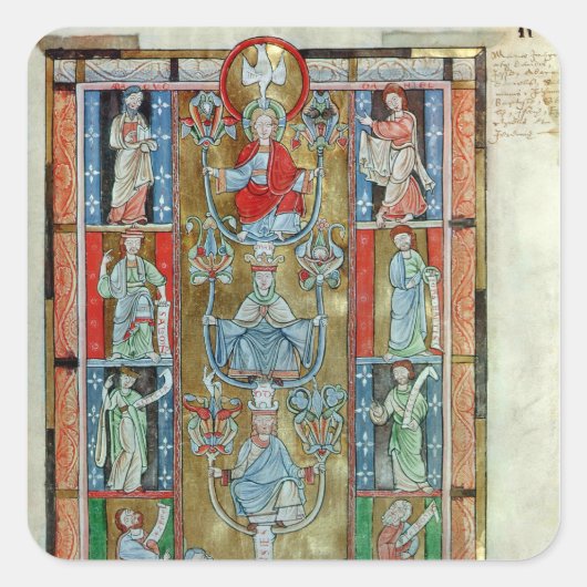 Sticker Carré L'arbre de Jesse (Devant)