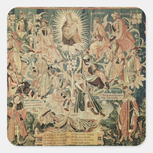 Sticker Carré L'arbre de Jesse (Devant)