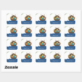 Sticker Carré L'arche de Noé (Feuille)