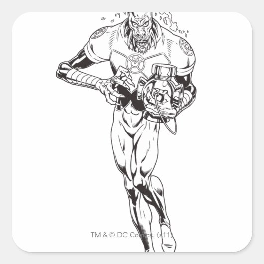 Sticker Carré Larfleeze - Agent Orange 6 (Devant)