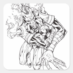 Sticker Carré Larfleeze - Agent Orange 9