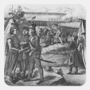 Sticker Carré L'armée de Tadeusz Kosciuszko, 1794