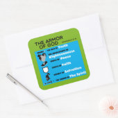 Sticker Carré L'Armure de Dieu (Enveloppe)