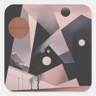 Sticker Carré "L'artisanat au confort : Coussins de design perso