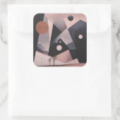 Sticker Carré "L'artisanat au confort : Coussins de design perso (Sac)