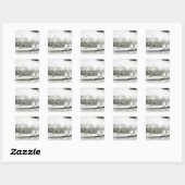 Sticker Carré L'ascension d'une armée (Feuille)