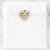 Sticker Carré lash nettoyeur or rousse rose classique carré squa (Sac)