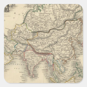 Sticker Carré L'Asie 31