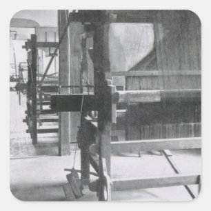 Sticker Carré L'atelier de tissage, des Ateliers de la Ba