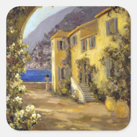 Sticker Carré Latin Calm (Devant)