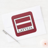Sticker Carré Latvija (Enveloppe)